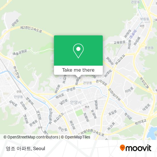 영조 아파트 map