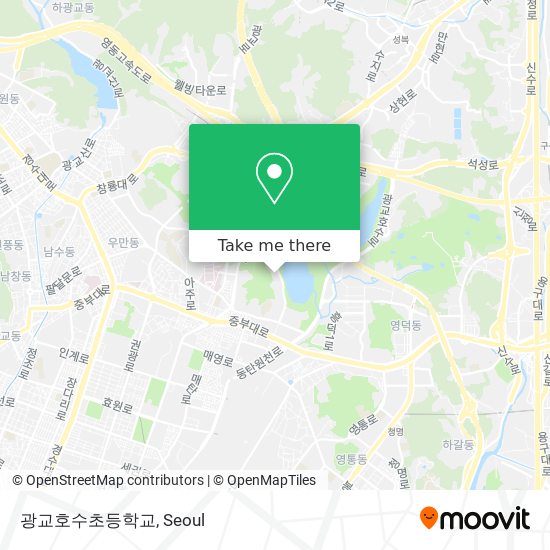 광교호수초등학교 map