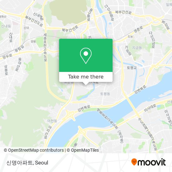 신명아파트 map