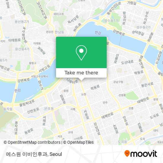 에스원 이비인후과 map