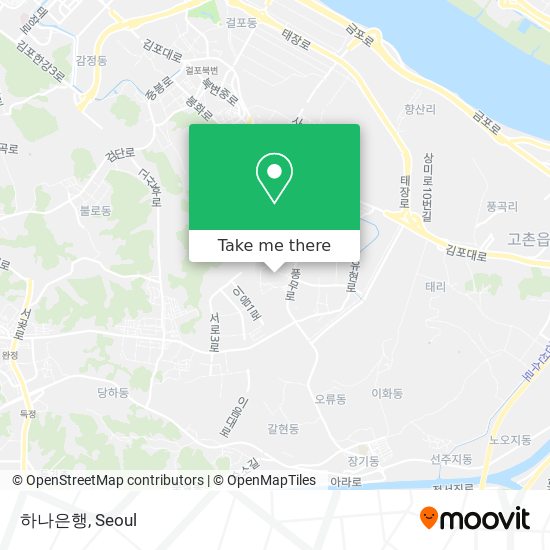 하나은행 map