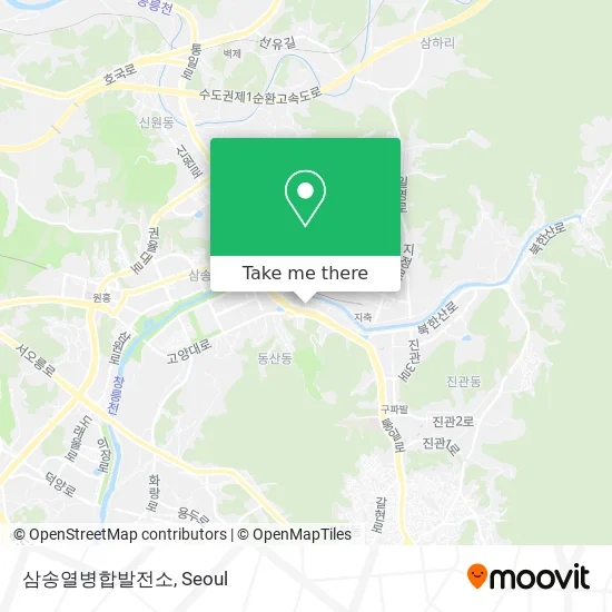 삼송열병합발전소 map