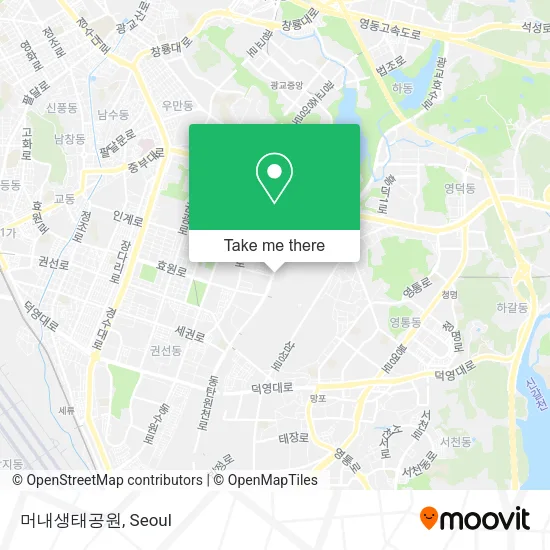 머내생태공원 map