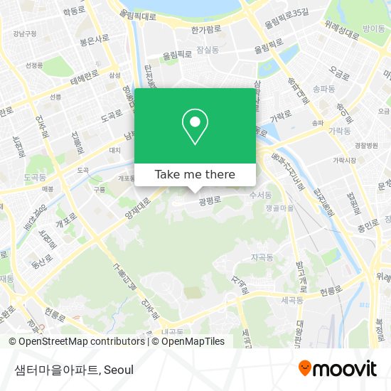 샘터마을아파트 map