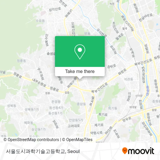서울도시과학기술고등학교 map