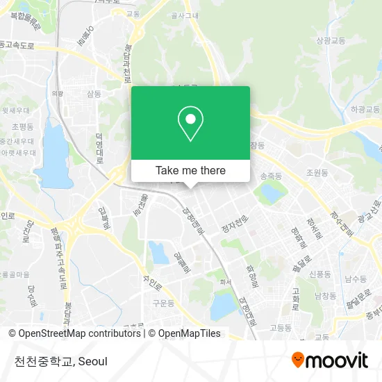 천천중학교 map