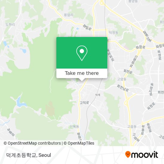덕계초등학교 map