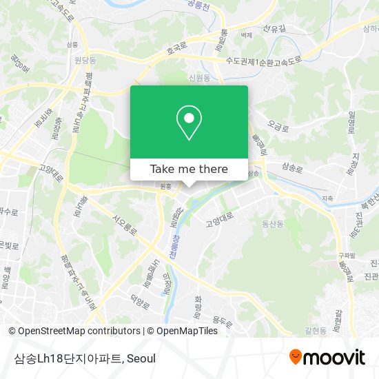 삼송Lh18단지아파트 map