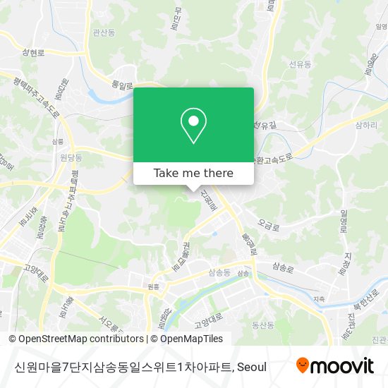 신원마을7단지삼송동일스위트1차아파트 map