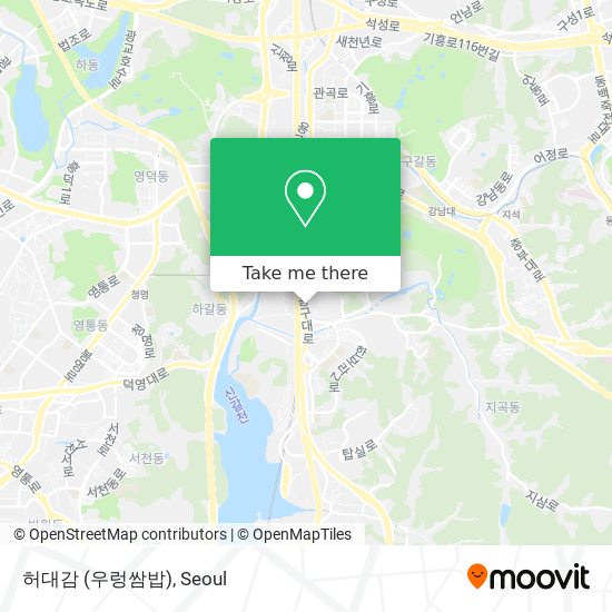 허대감 (우렁쌈밥) map