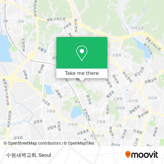수원새벽교회 map