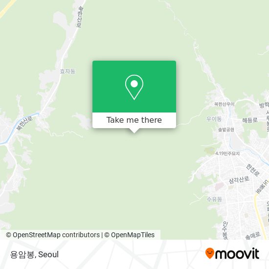 용암봉 map