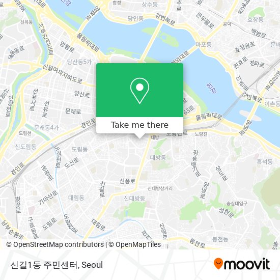 신길1동 주민센터 map