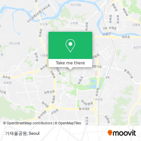 가재울공원 map