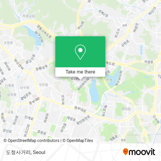 도청사거리 map