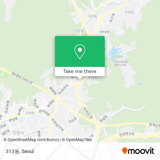 313동 map
