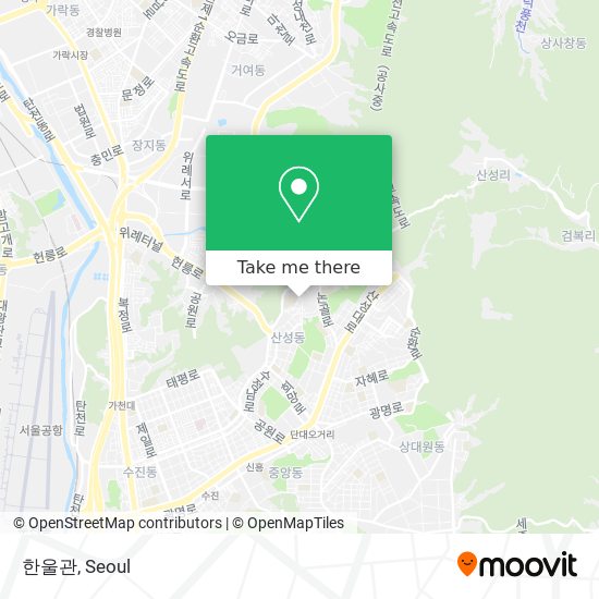 한울관 map