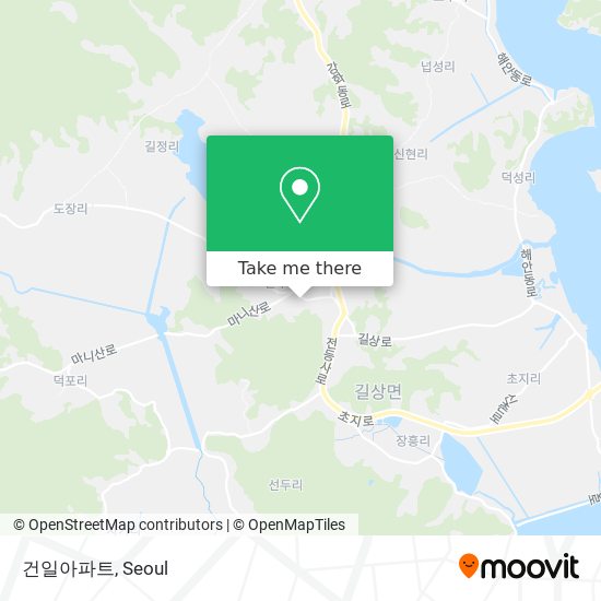 건일아파트 map