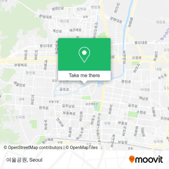 여울공원 map