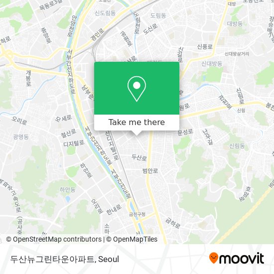 두산뉴그린타운아파트 map