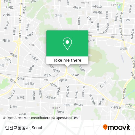 인천교통공사 map