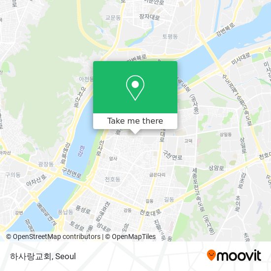 하사랑교회 map
