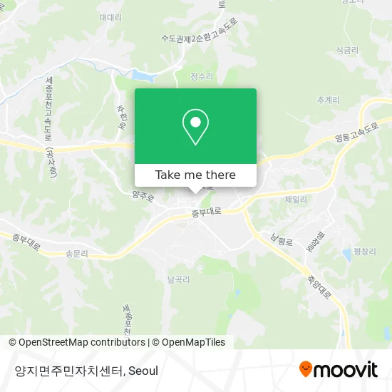 양지면주민자치센터 map