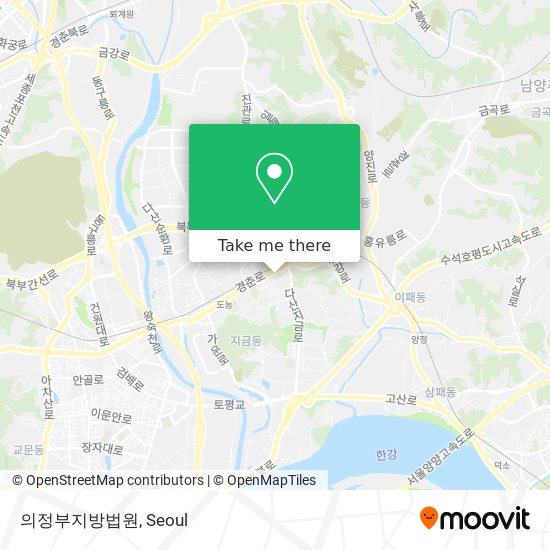 의정부지방법원 map