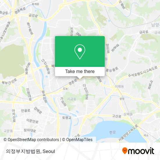 의정부지방법원 map