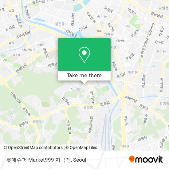 롯데슈퍼 Market999 자곡점 map