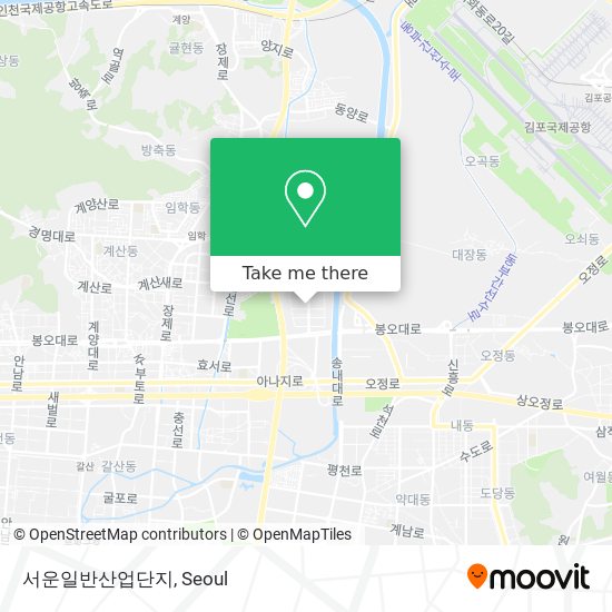 서운일반산업단지 map