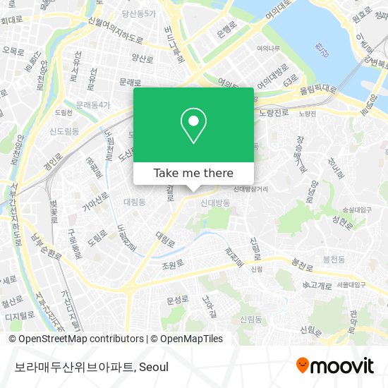 보라매두산위브아파트 map