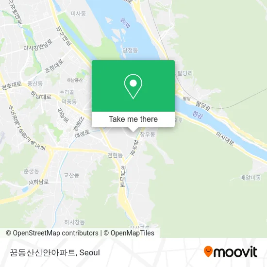 꿈동산신안아파트 map