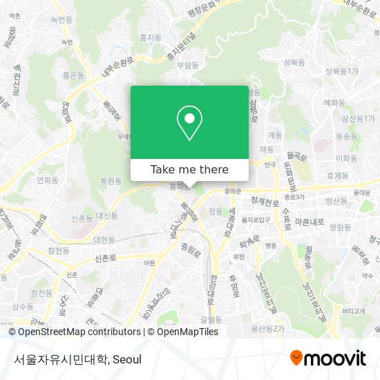 서울자유시민대학 map