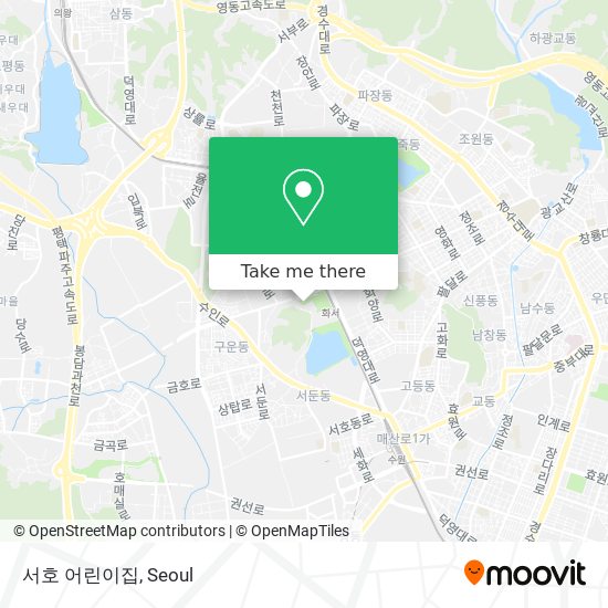 서호 어린이집 map