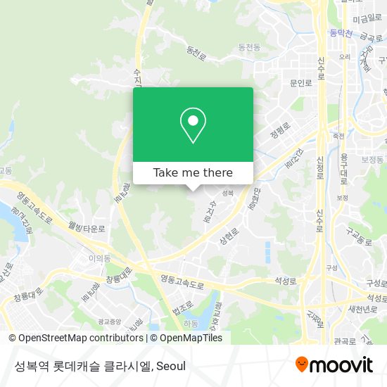 성복역 롯데캐슬 클라시엘 map
