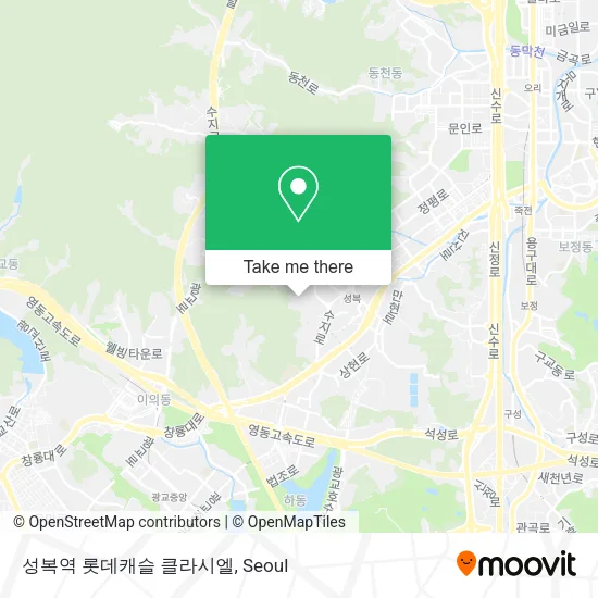 성복역 롯데캐슬 클라시엘 map