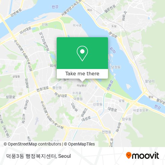 덕풍3동 행정복지센터 map