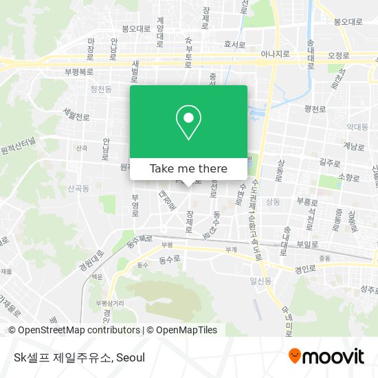 Sk셀프 제일주유소 map