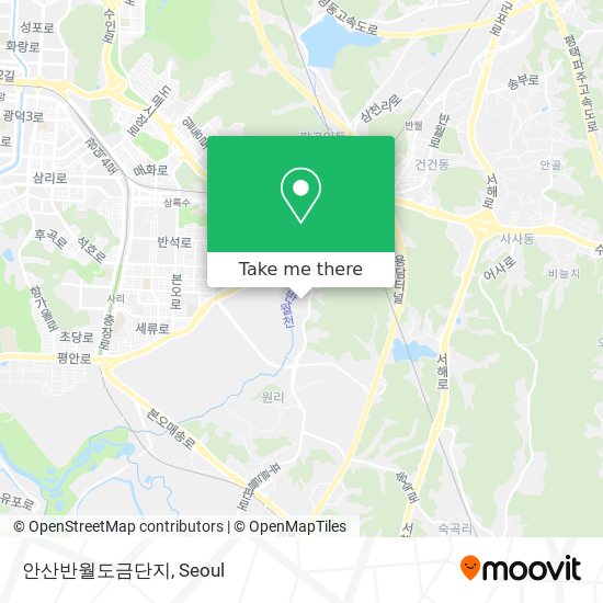 안산반월도금단지 map