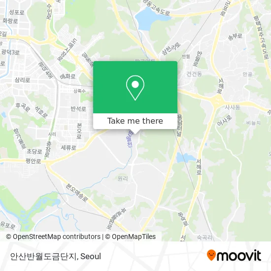 안산반월도금단지 map