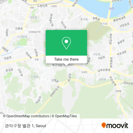 관악구청 별관 1 map
