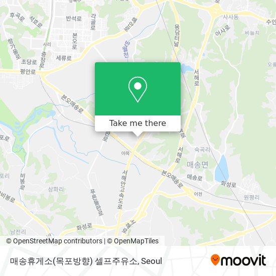 매송휴게소(목포방향) 셀프주유소 map
