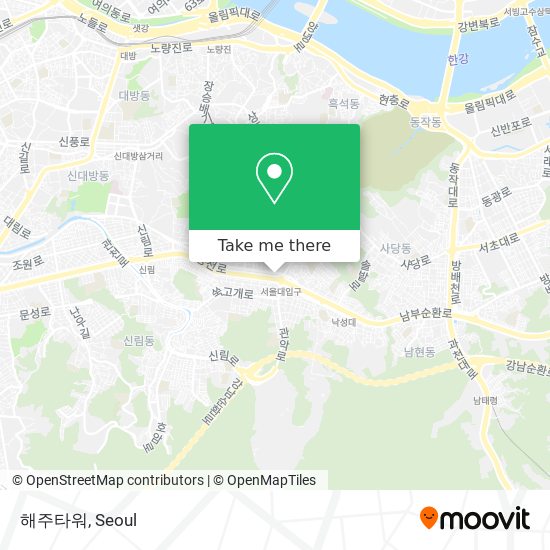 해주타워 map