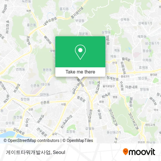 게이트타워개발사업 map