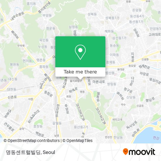 명동센트럴빌딩 map