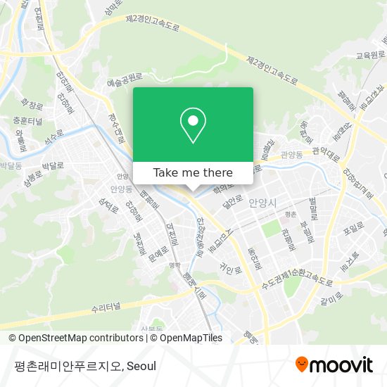 평촌래미안푸르지오 map