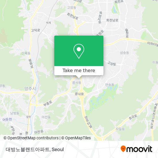 대방노블랜드아파트 map