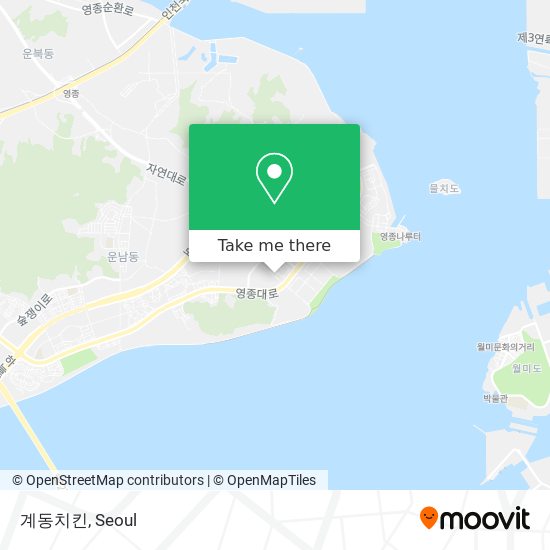 계동치킨 map