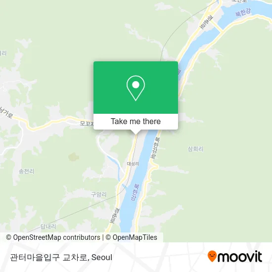 관터마을입구 교차로 map